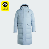阿迪达斯正品 PARKA男士 Adidas DOWN 长款 保暖羽绒服KF6747