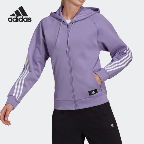 Adidas/阿迪达斯官方正品 W FI 3S FZ 女子运动夹克外套 HC1637