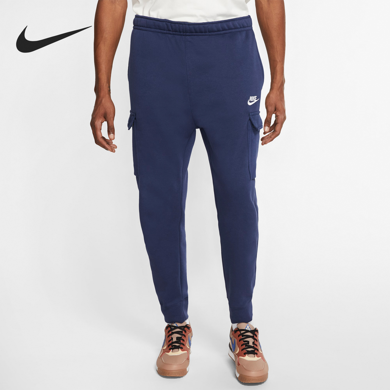 Nike/耐克正品运动男士束脚透气吸湿排汗休闲长裤CD3129-410