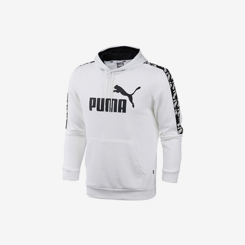 Puma/彪马正品男士串标舒适连帽休闲美式卫衣584128-02