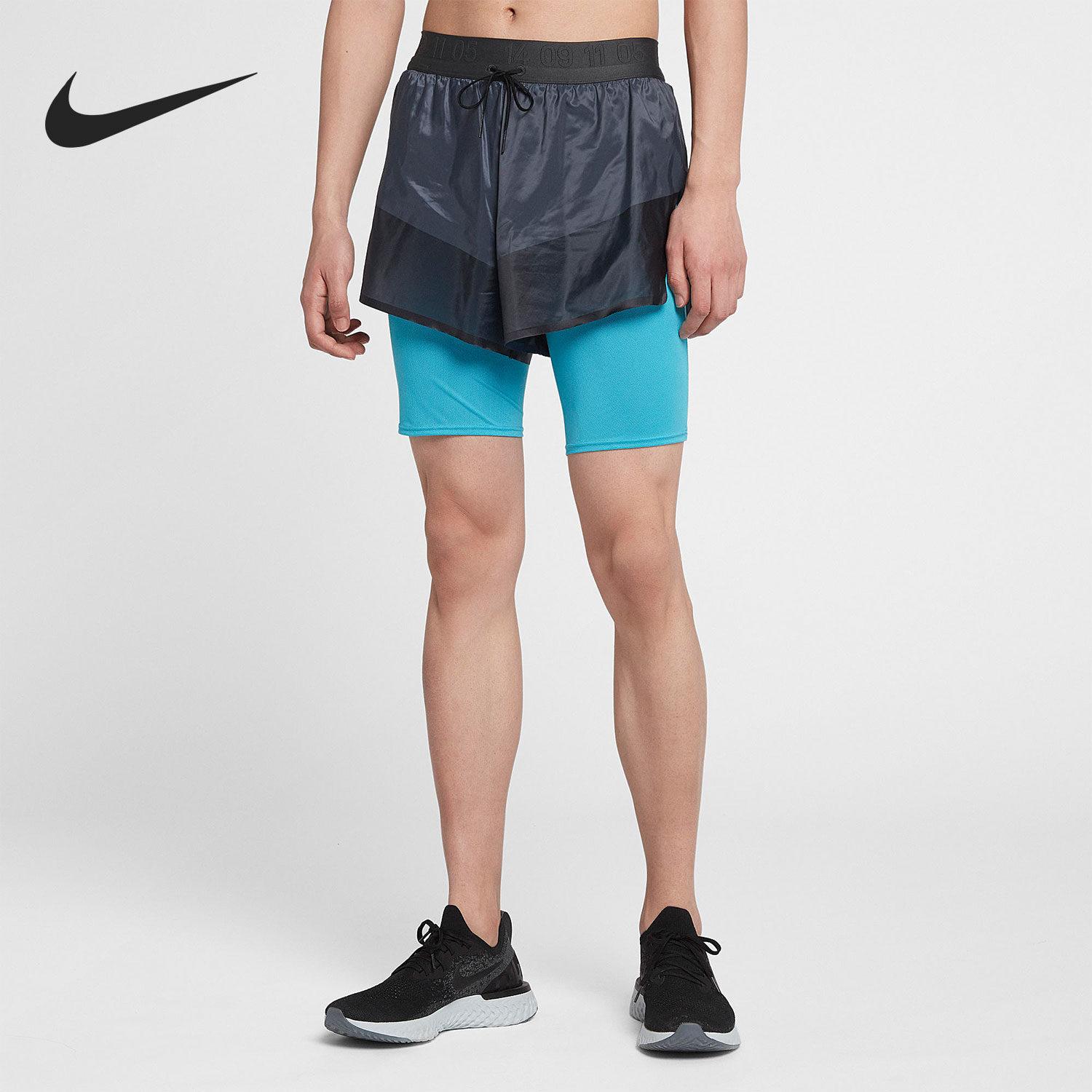Nike/耐克正品运动男子健身跑步训练假两件短裤 AQ6444-060