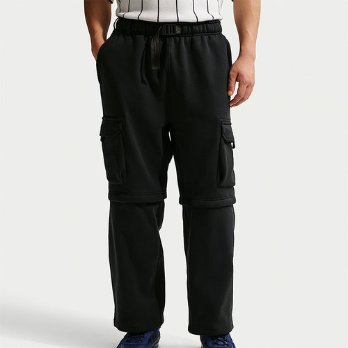 Nike/耐克正品秋冬男士针织抓绒经典工装拉链拆卸长裤IF0660-010