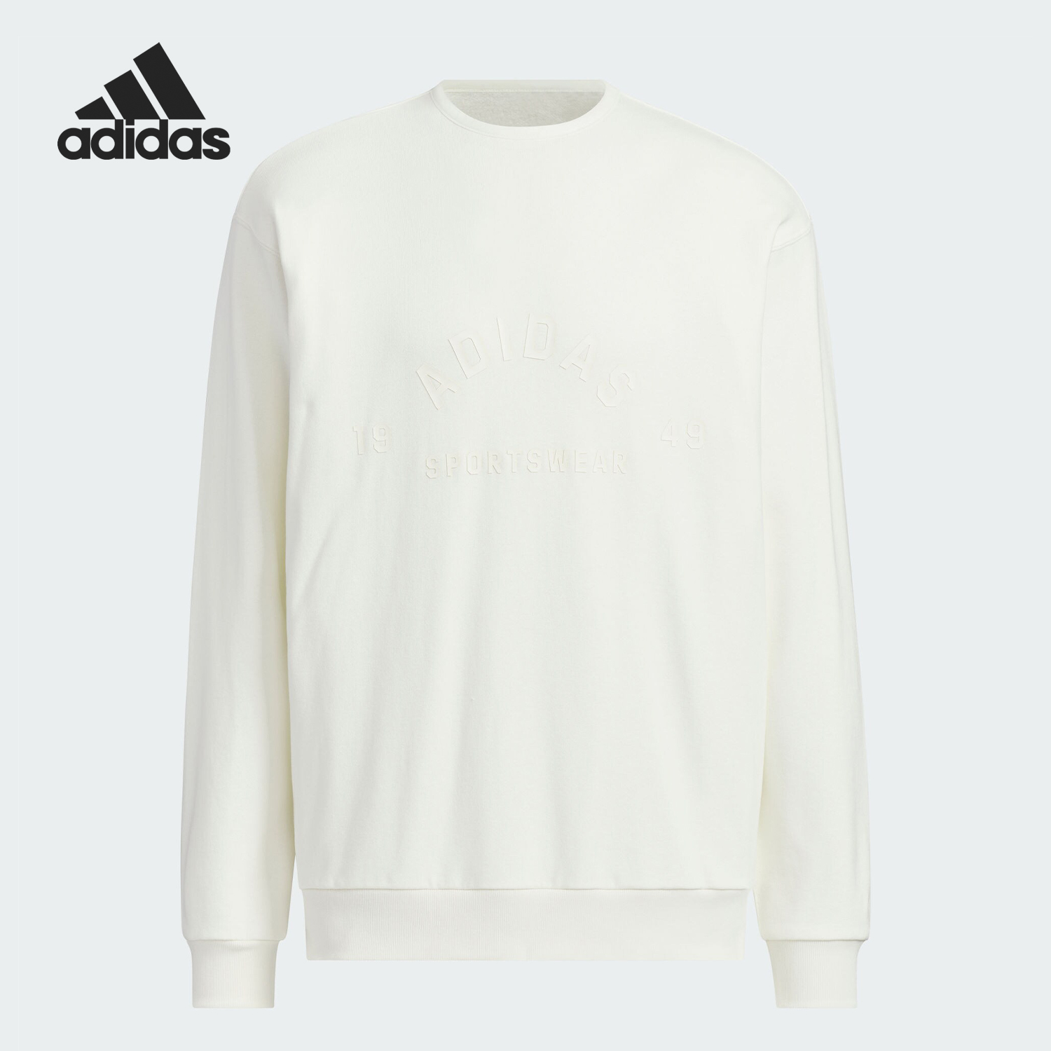 Adidas/阿迪达斯官方正品新款男士时尚印花长袖卫衣套头衫JL6064