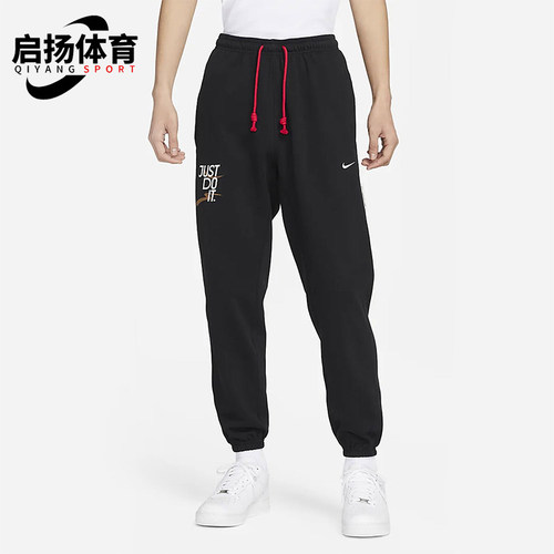 耐克男士加绒运动束脚裤