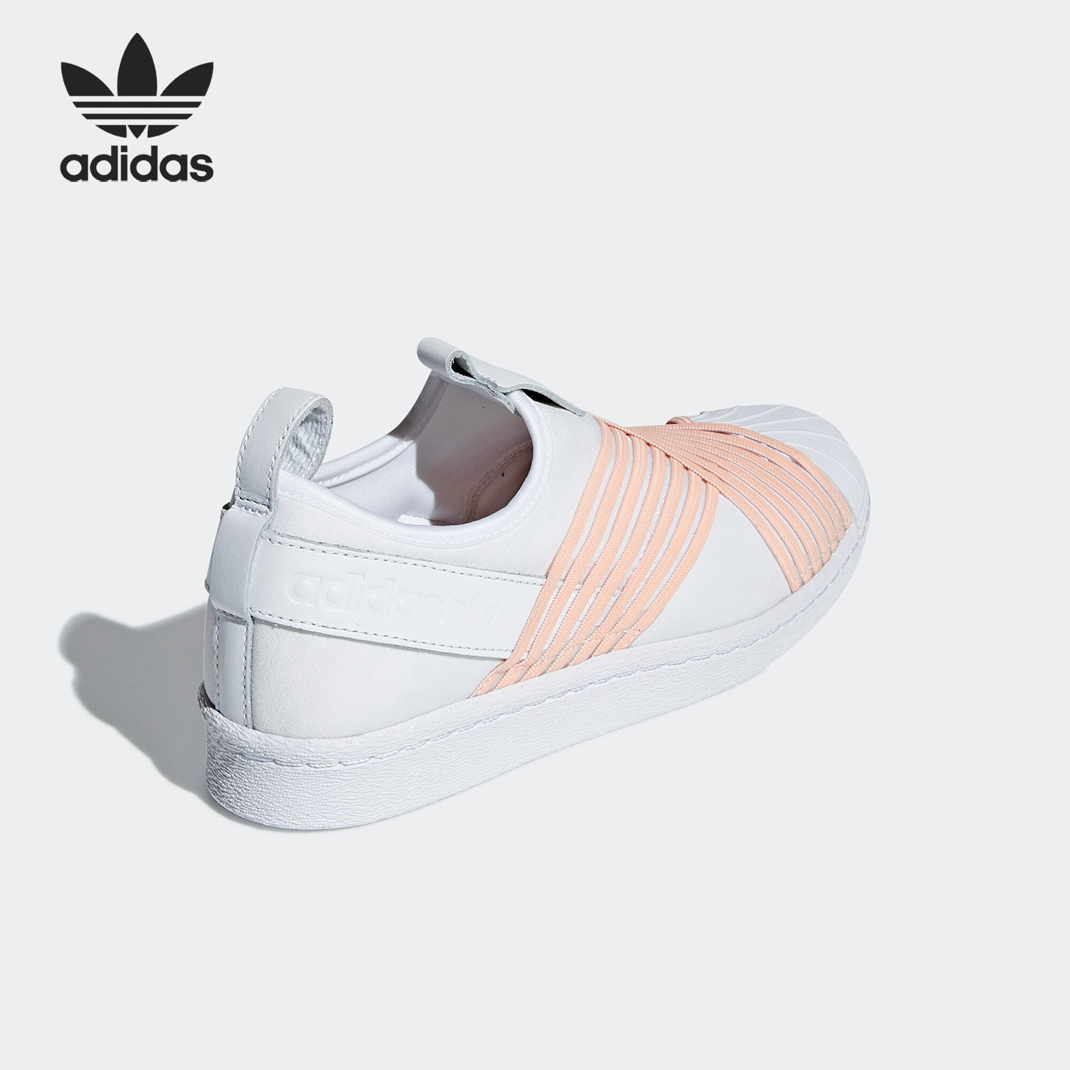 Adidas/阿迪达斯官方正品三叶草女士轻便透气低帮运动板鞋D96704