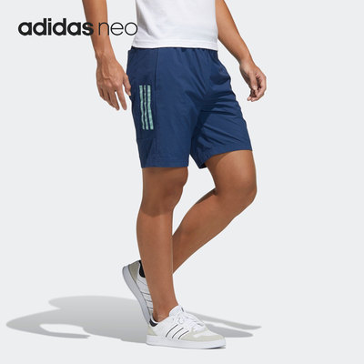 阿迪达斯男子透气宽松短裤