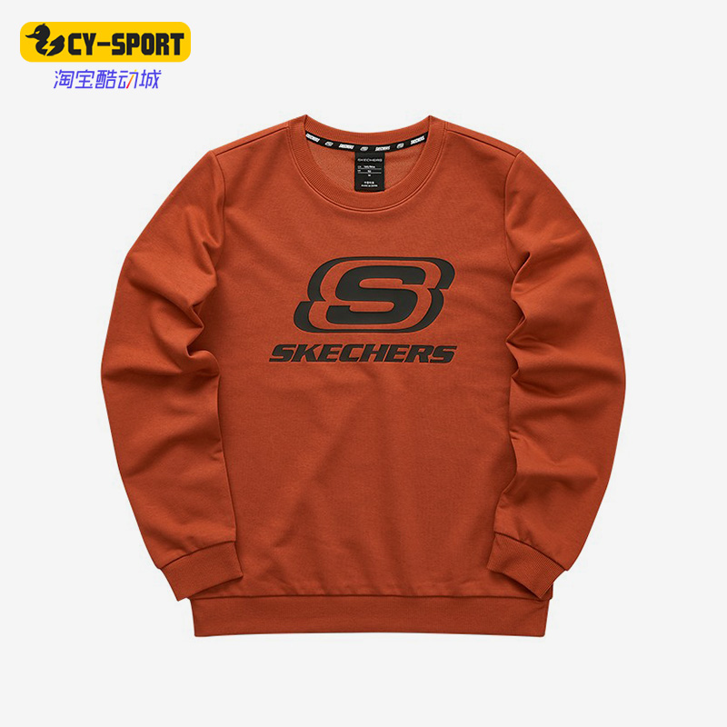 Skechers/斯凯奇正品夏季新款男女圆领套头卫衣L321W189