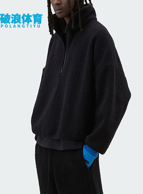 Adidas/阿迪达斯正品Athletics系列新款黑色经典夹克外套IM5322