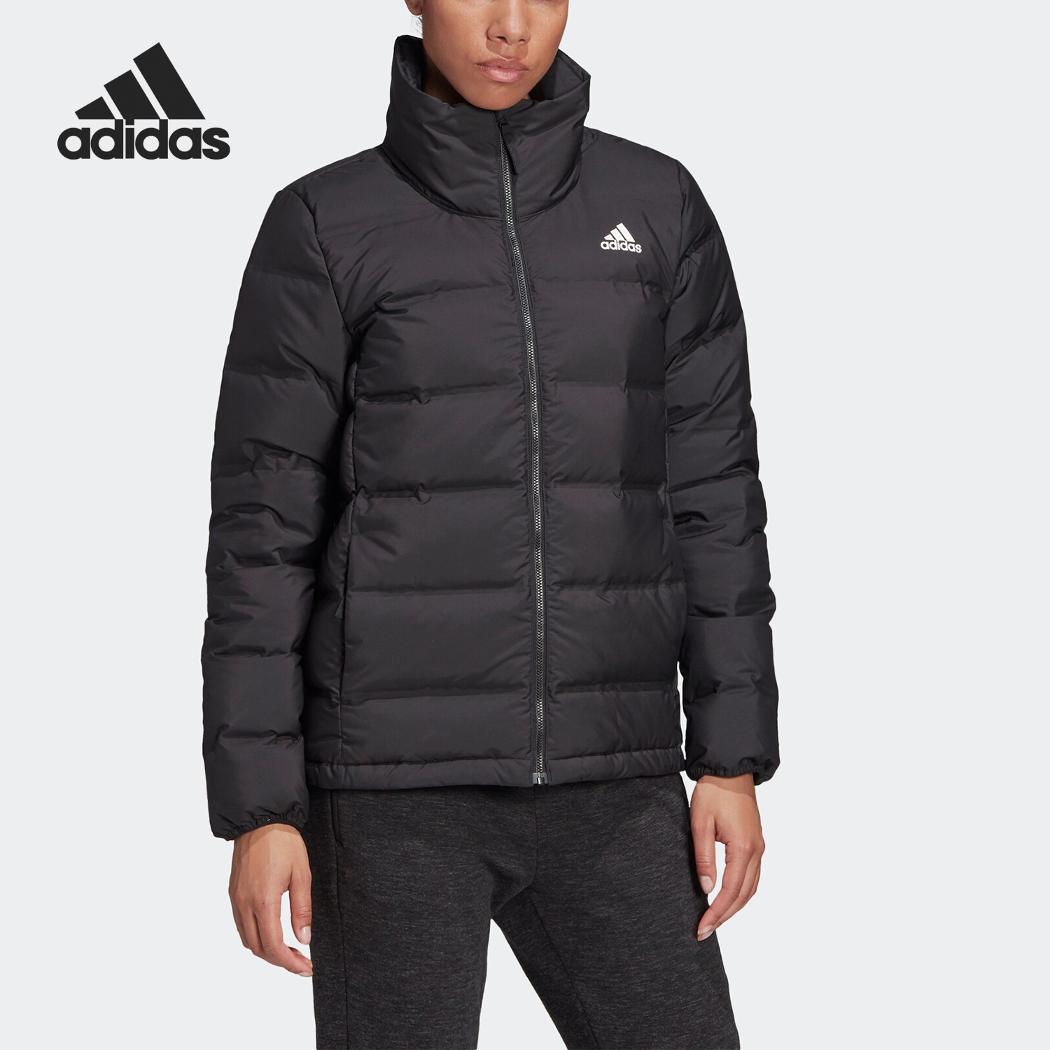 Adidas/阿迪达斯正品 当季女子新款运动保暖羽绒夹克 DZ1505