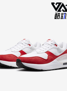 Nike/耐克正品AirMaxSystm新款男白红色鞋跑步鞋DM9537-104