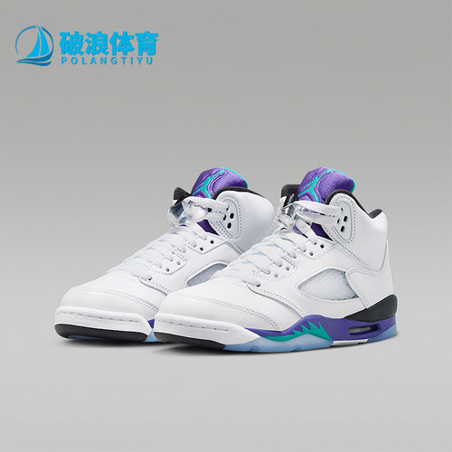 Nike/耐克正品JORDAN GS女子大童耐磨气垫中帮篮球鞋HQ7980-100