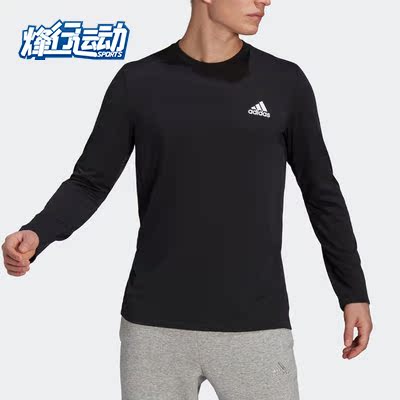 阿迪达斯男子运动长袖T恤