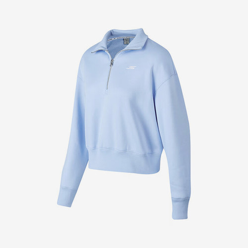 Skechers/斯凯奇女士半拉链卫衣