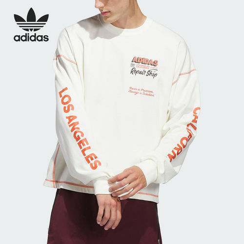 Adidas/阿迪达斯官方正品三叶草WILSHIRELST-SHIRT长袖T恤JX6142