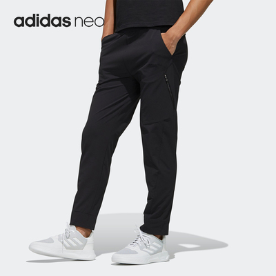阿迪达斯男子针织休闲运动长裤