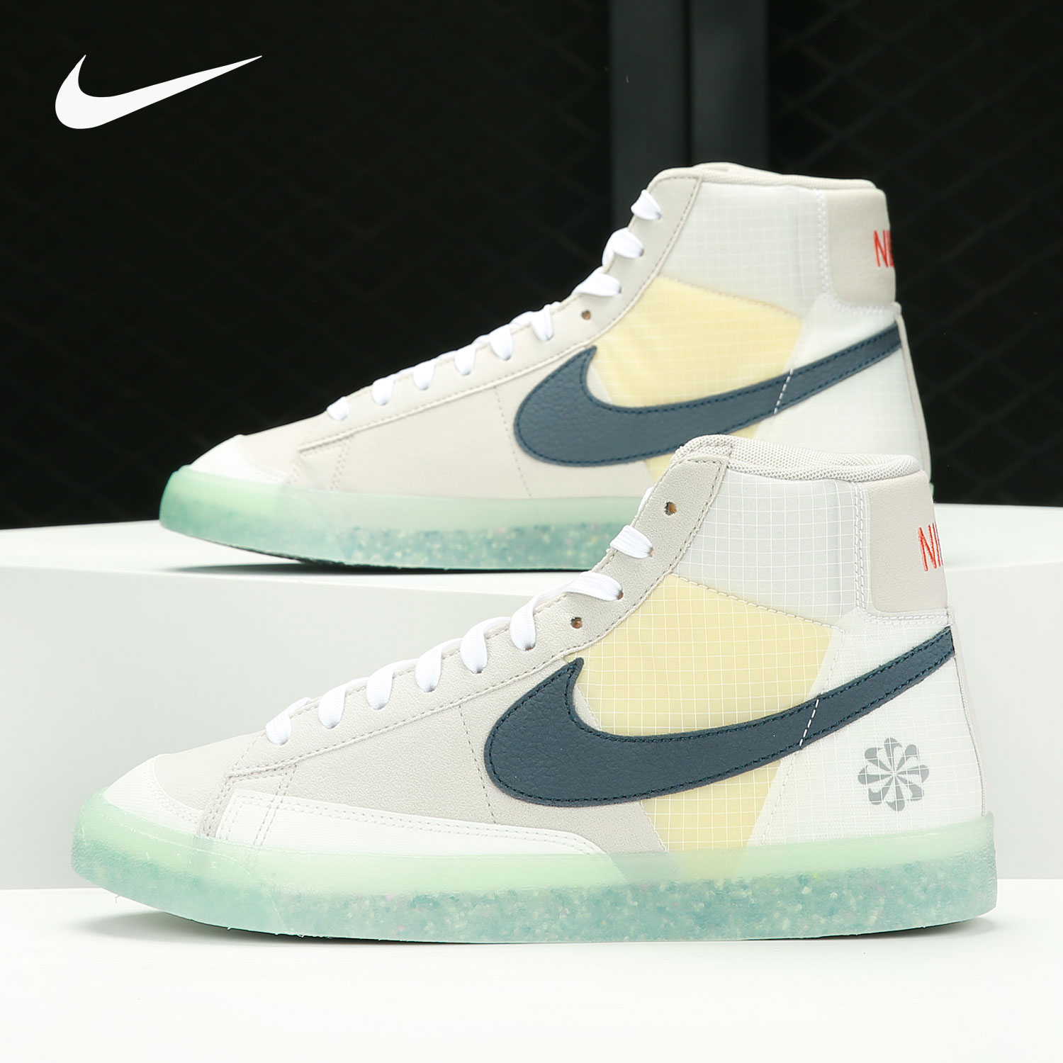 Nike/耐克正品Blazer 男女高帮果冻底经典板鞋 DH4505-200