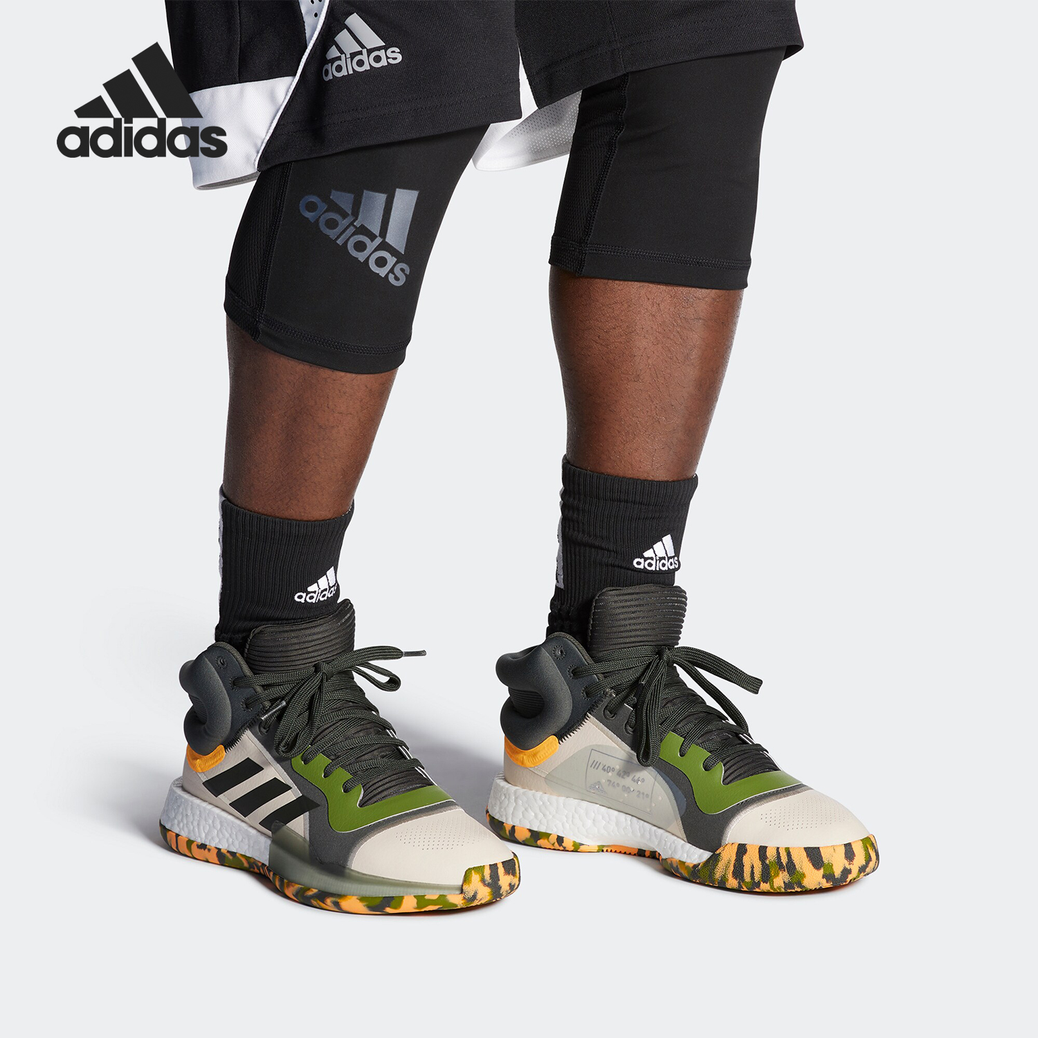 Adidas/阿迪达斯正品 Marquee Boost 男子场上篮球运动鞋 EF0489