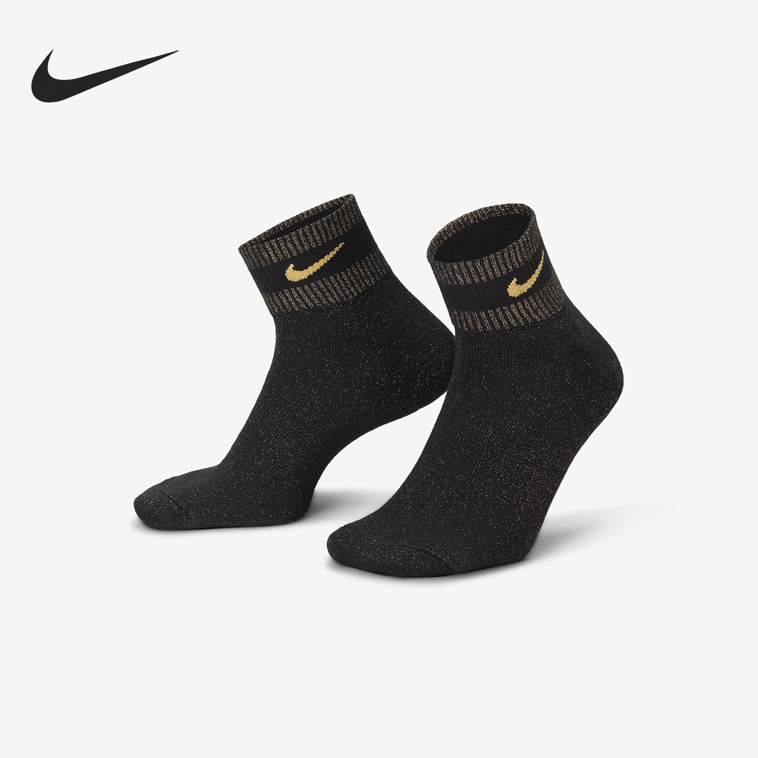 Nike/耐克正品新款男女耐磨透气针织运动袜一双装FV4751-010