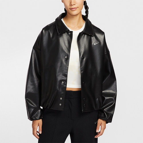 Nike/耐克正品Sportswear女士运动翻领宽松时尚外套IO0477-010