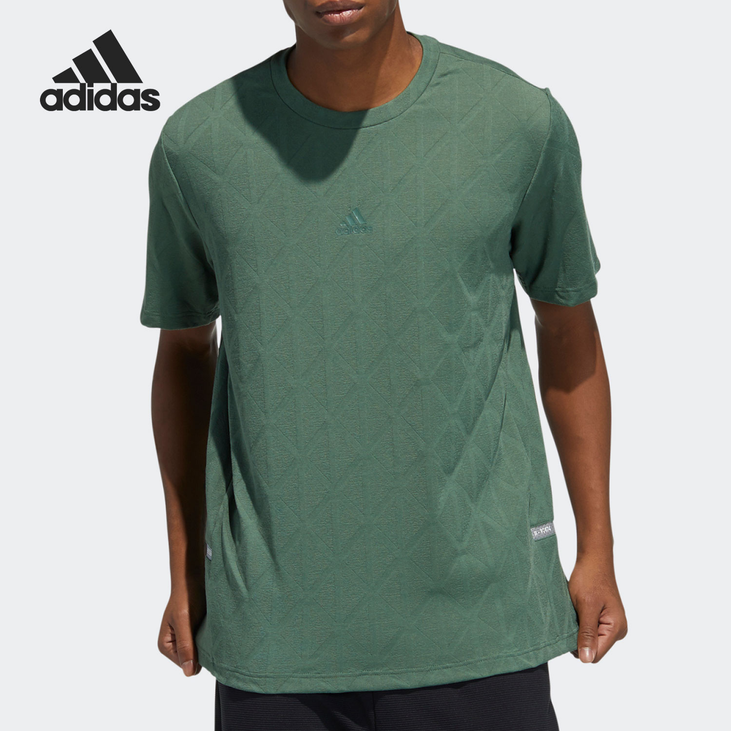 Adidas/阿迪达斯正品 TH TEE TECHJAQ 男子运动T恤 GP1011