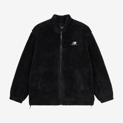 New Balance新百伦正品男字母拉链立领休闲运动夹克MDD4N011-BK