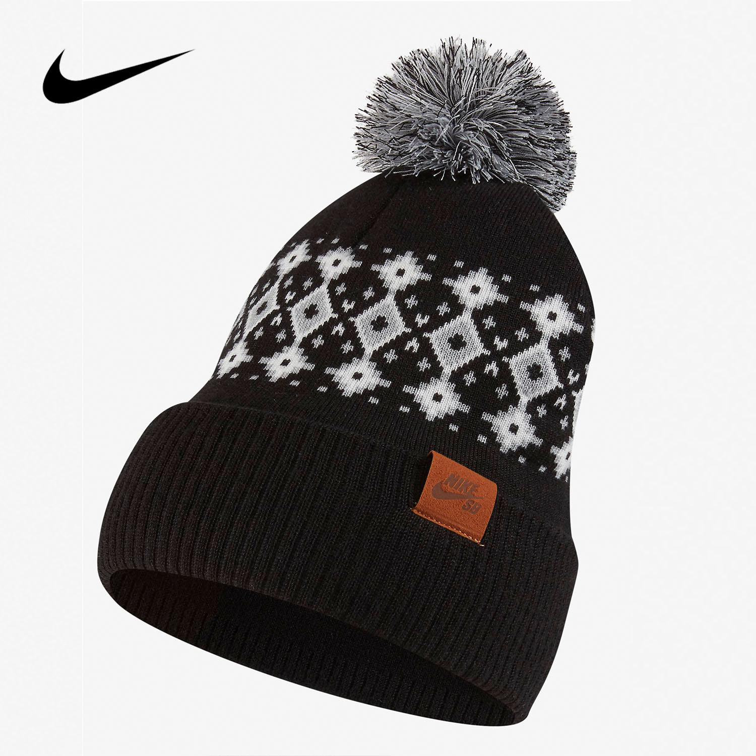 Nike/耐克正品男女时尚运动休闲保暖绒线滑板毛线帽 CK1776