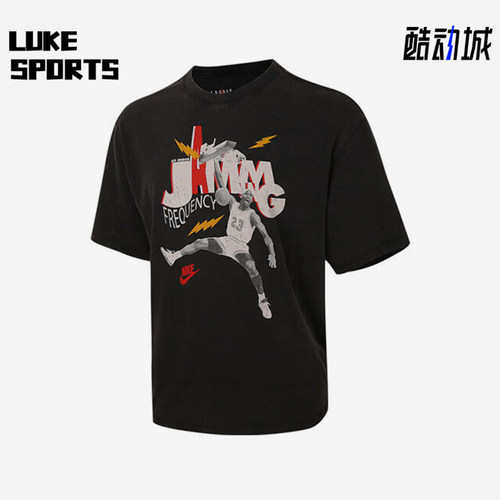 Nike/耐克正品2025夏季款男士图案休闲经典透气短袖HJ2930-010