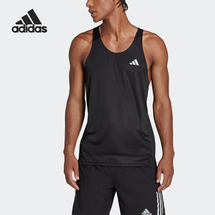 阿迪达斯官方正品 Adidas 2023夏季 OTR SINGLET男子运动T恤HM8437