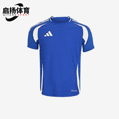 Adidas/阿迪达斯正品新款男蓝白色球类经典运动足球短袖T恤JW9909