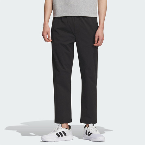 Adidas/阿迪达斯正品2025夏季款男士透气轻盈运动锥形长裤KE6008