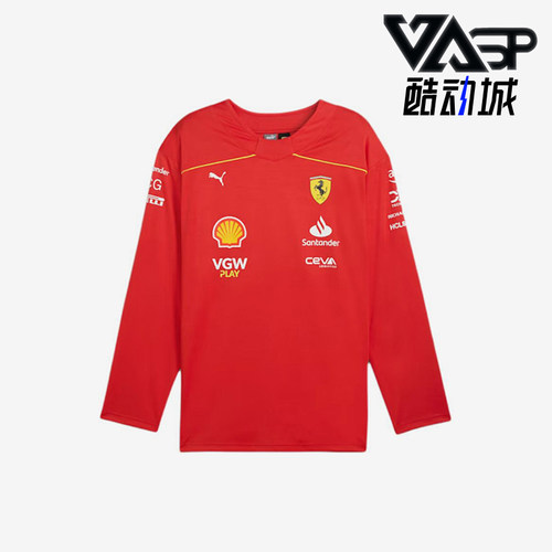 Puma/彪马正品男士休闲圆领舒适时尚球服长袖T恤763607-01