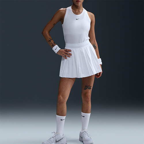 Nike/耐克正品Court Advantage女士运动网球半身裙FZ6513-100