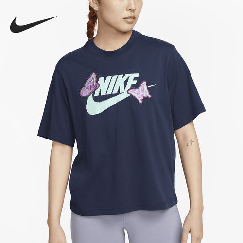 Nike/耐克正品Sportswear女士运动透气简约宽松T恤FD2526-410