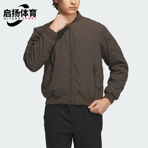 阿迪达斯男士飞行服夹克外套