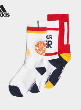 Adidas/阿迪达斯正品 当季中性小童MARVEL CM CR S 袜子 EC3043