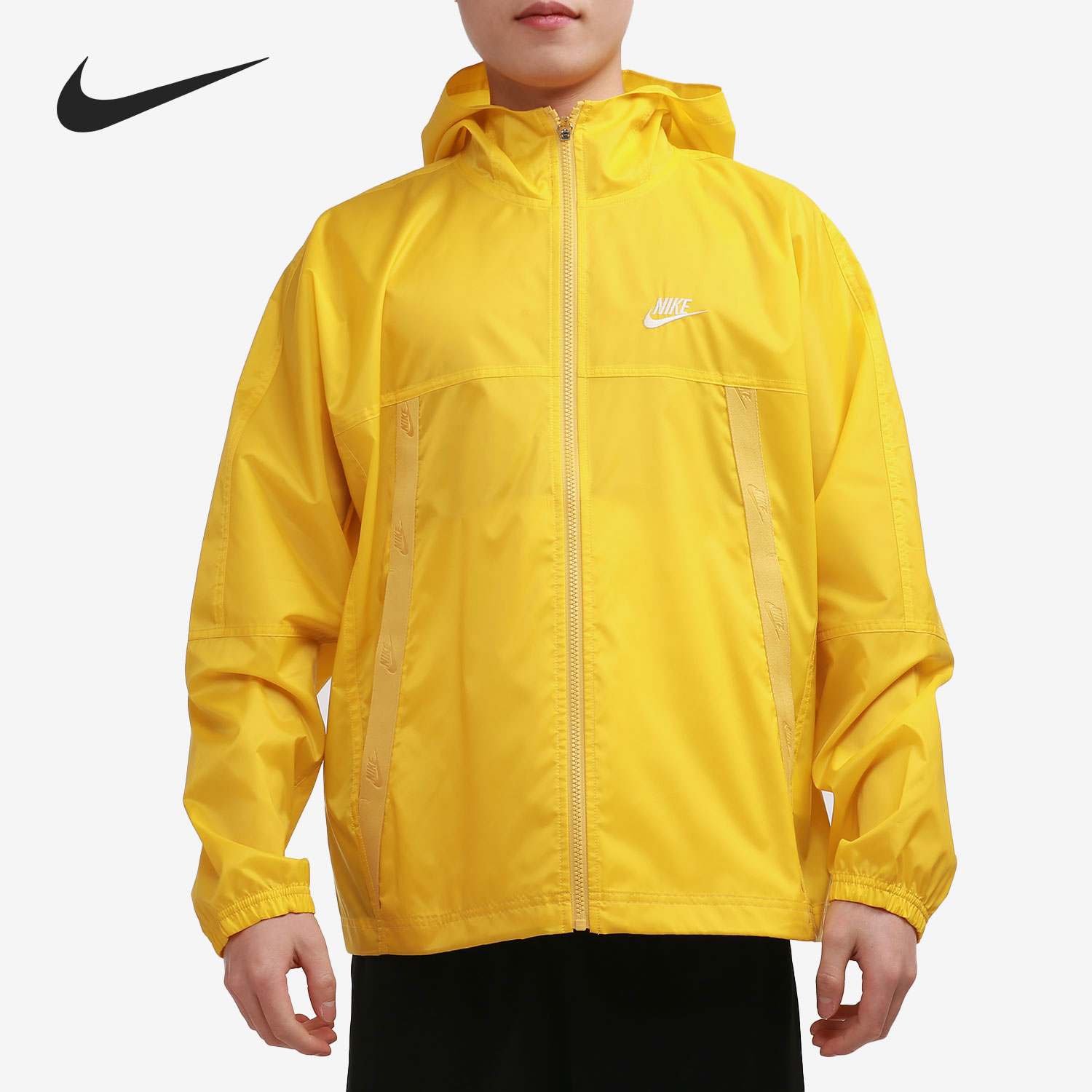 耐克男子拉链休闲运动夹克外套