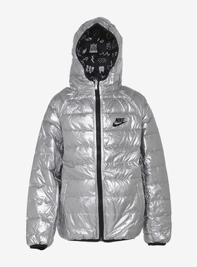 Nike/耐克正品新款大童双面穿运动连帽保暖羽绒服DZ9961-089