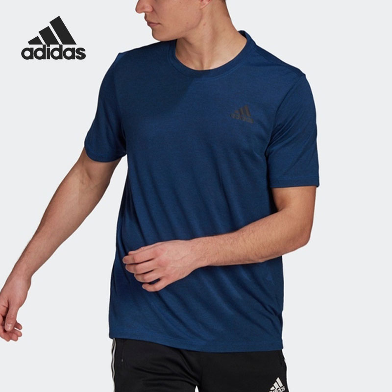 Adidas/阿迪达斯正品男子吸湿排汗训练运动短袖T恤 GR0510