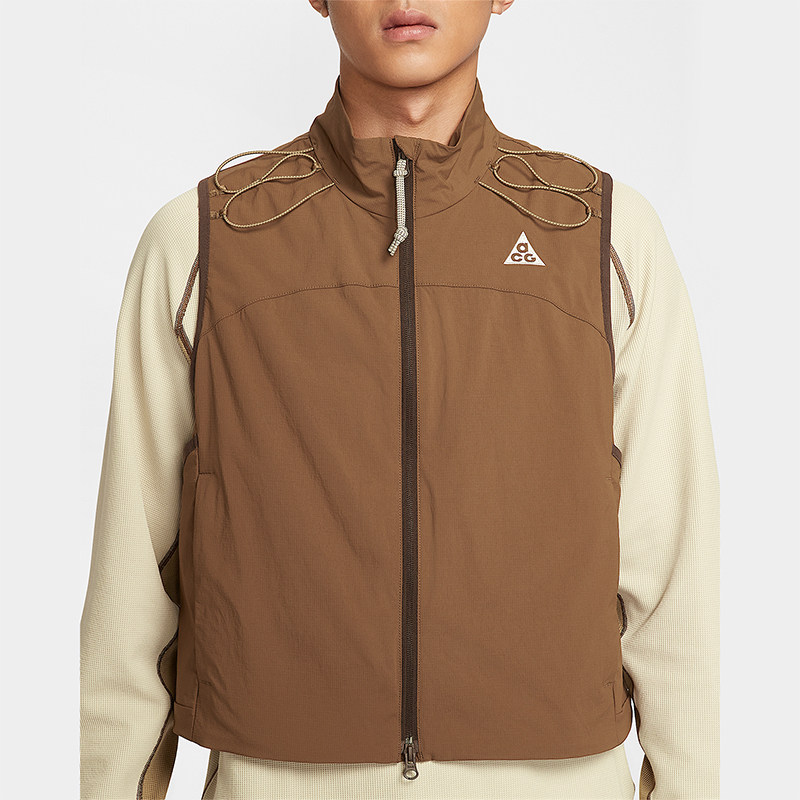 Nike/耐克正品Death Bloom男士休闲宽松户外立领马甲HV0601-235