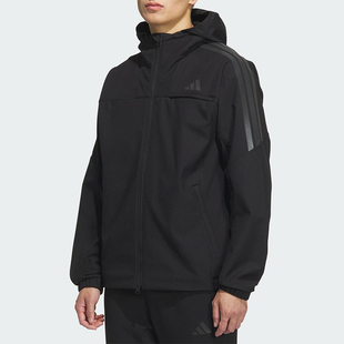 Adidas/阿迪达斯正品SL WARM JKT男士运动三条纹连帽外套KA1307