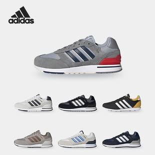 阿迪达斯正品 运动休闲跑步鞋 夏Neo 80S男鞋 GV7303 RUN Adidas