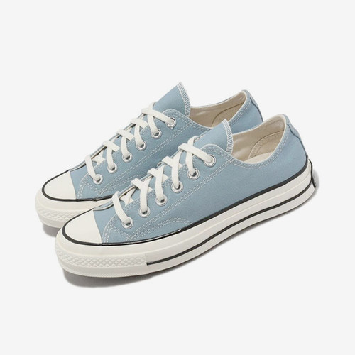 Converse/匡威正品2024新款男女同款低帮休闲系带帆布鞋A04586C