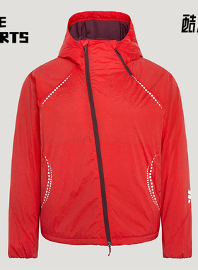 Adidas/阿迪达斯正品2025冬季款女士日常连帽梭织保暖棉服KV4863