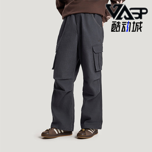 Adidas/阿迪达斯正品三叶草男士耐磨通勤工装风梭织运动裤KR5043