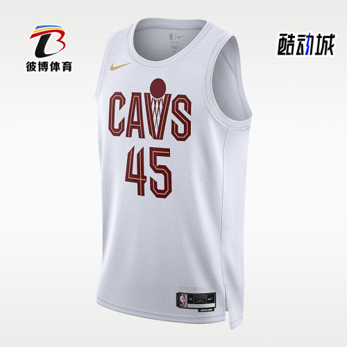 Nike/耐克正品NBASwingman新款男白酒红色经典休闲球衣DN2073-108