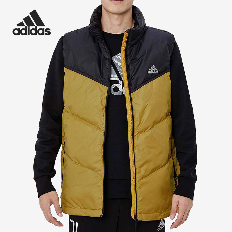 Adidas/阿迪达斯正品 DOWN VEST 男子休闲羽绒马甲 H20778