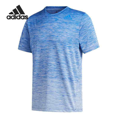 阿迪达斯男士圆领运动T恤