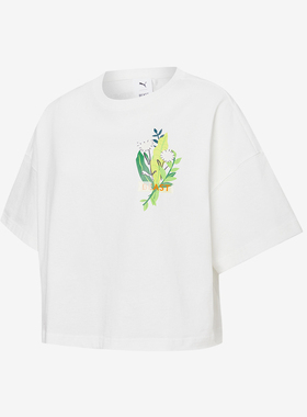 Puma/彪马正品BEAST 夏季新款女士印花时尚短袖T恤533988-02