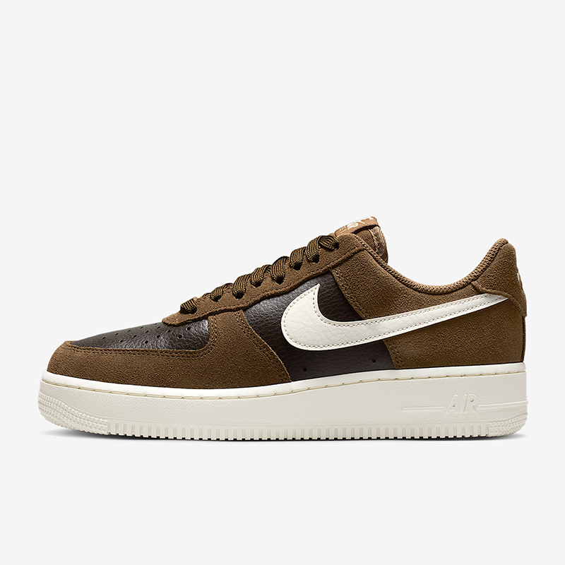Nike/耐克正品Air Force 1女士低帮翻毛皮休闲轻便板鞋IO1914-235