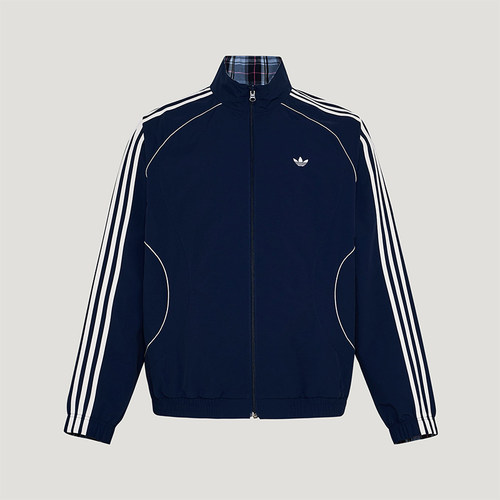 Adidas/阿迪达斯正品三叶草男士休闲立领双面穿宽松外套KT6367